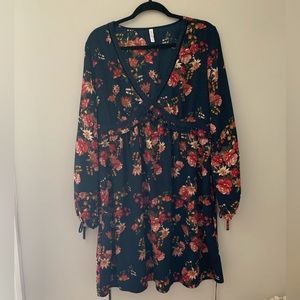 Floral bohemian dress.